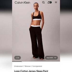 Calvin Klein Women's Black Track Pants